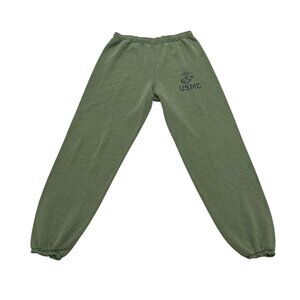 Vintage 1990s USMC United States Marine Corps Green Sweatpants Military